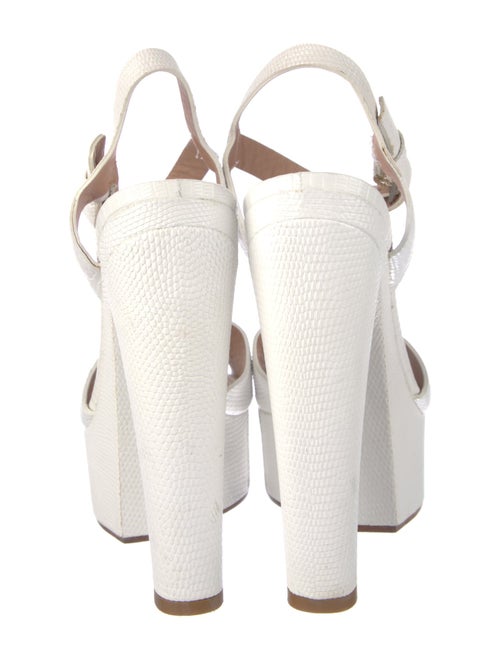 Calvin Klein Collection Leather T-Strap Pumps