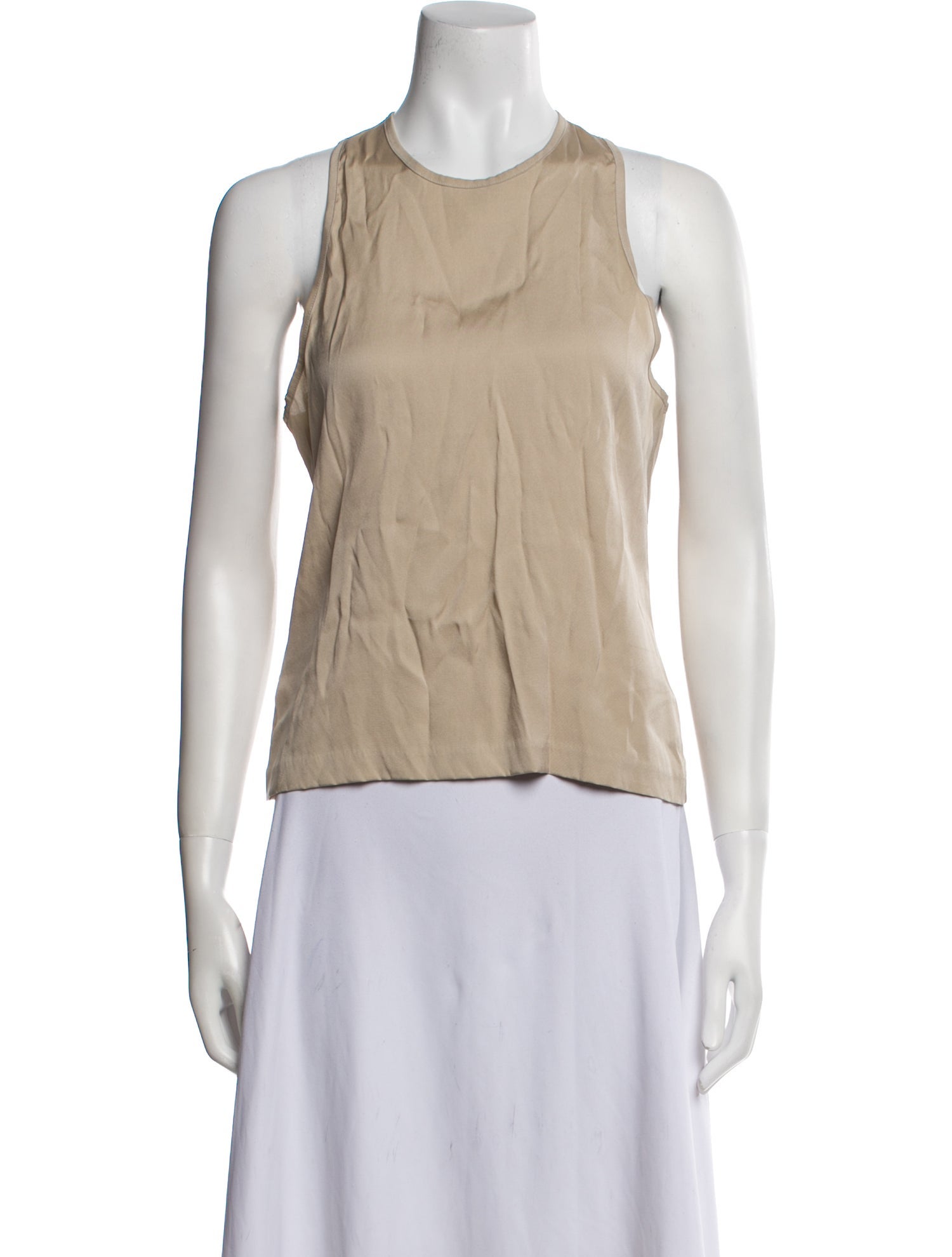 Calvin Klein Collection Crew Neck Sleeveless Top