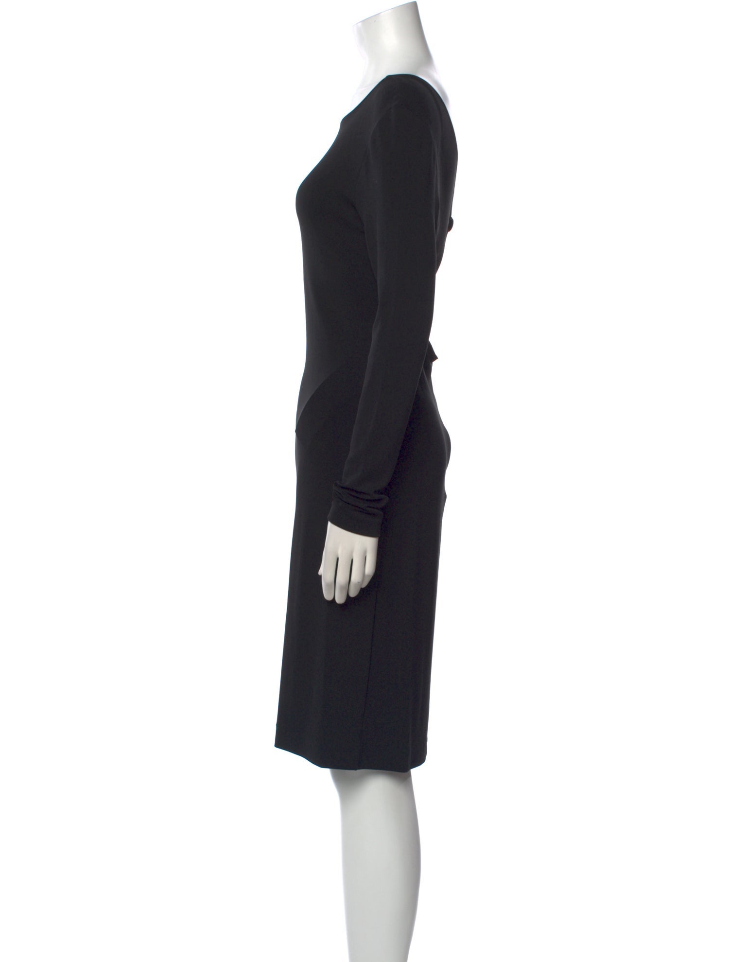 Calvin Klein Collection Scoop Neck Knee-Length Dress