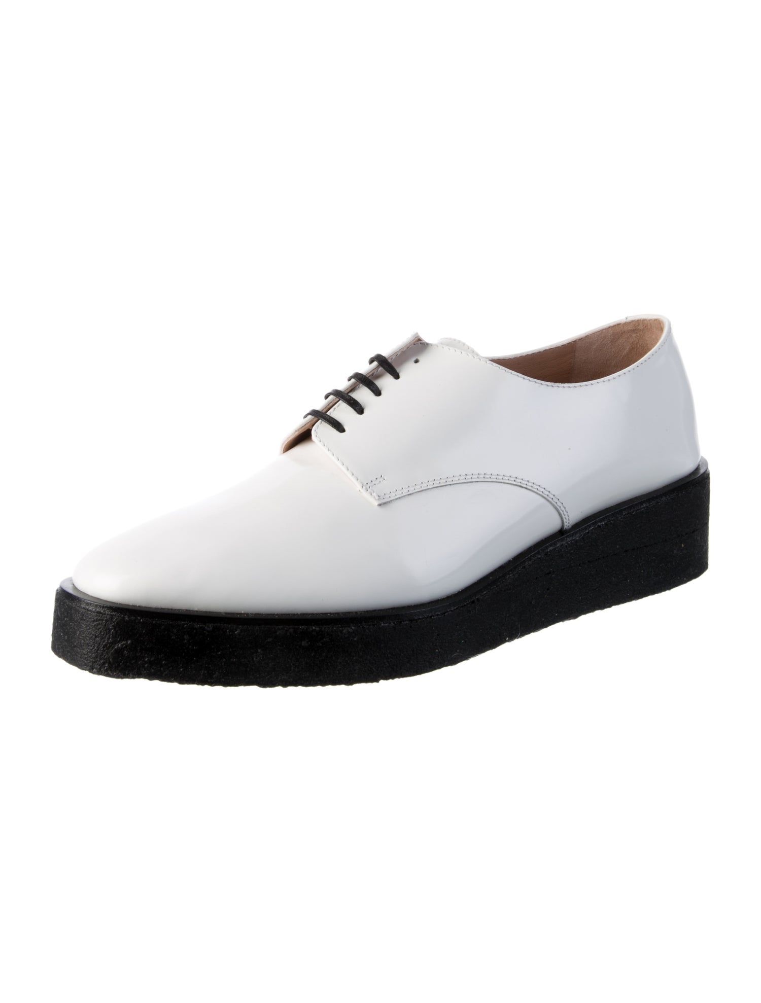 Calvin Klein Collection Patent Leather Oxfords