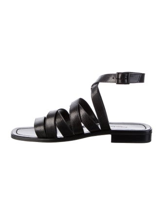 Calvin Klein Collection Leather Gladiator Sandals