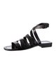 Calvin Klein Collection Leather Gladiator Sandals