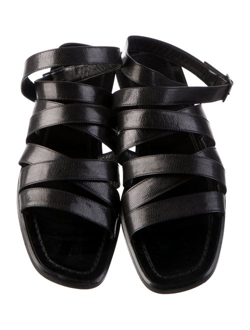Calvin Klein Collection Leather Gladiator Sandals