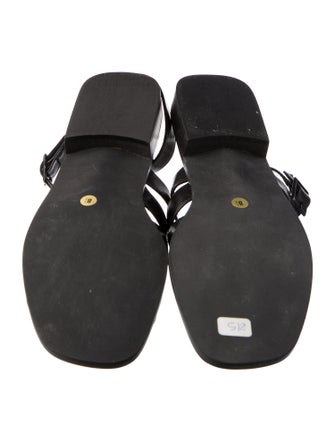 Calvin Klein Collection Leather Gladiator Sandals