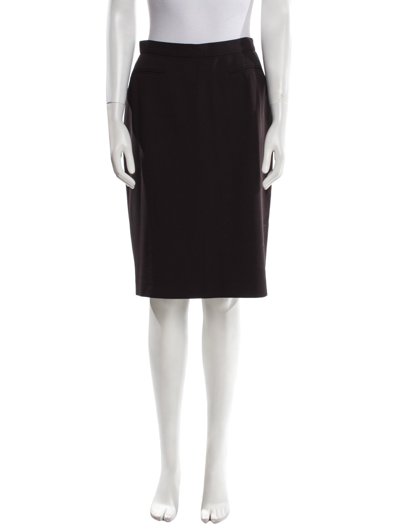Calvin Klein Collection Wool Knee-Length Skirt