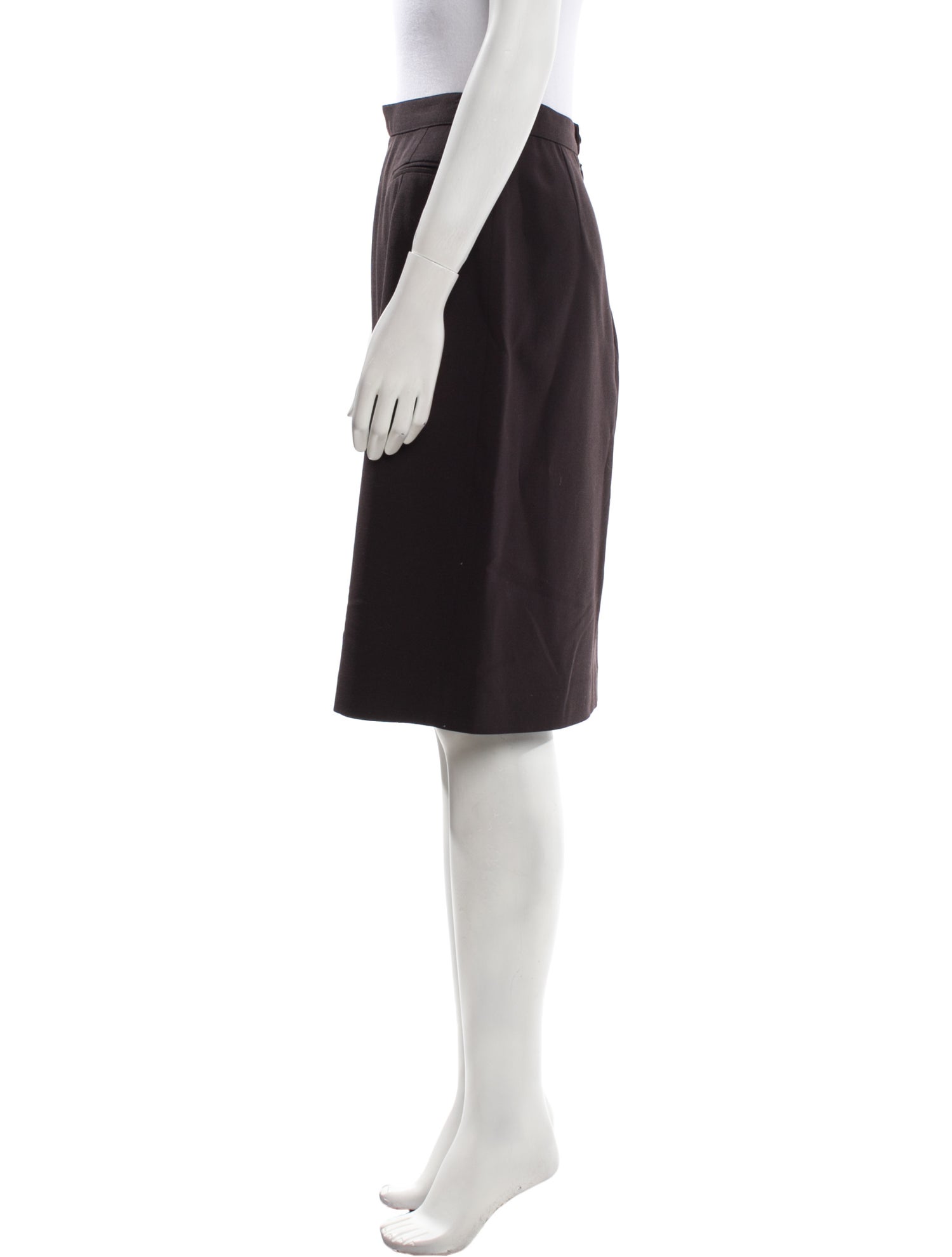 Calvin Klein Collection Wool Knee-Length Skirt
