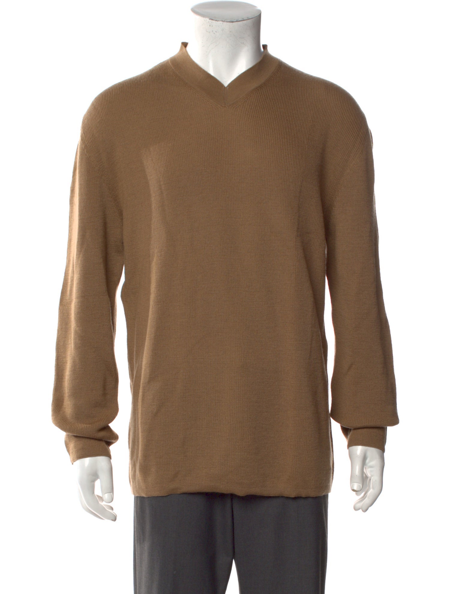 Calvin Klein Collection Wool V-Neck Pullover