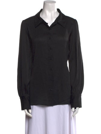 Calvin Klein Long Sleeve Button-Up Top w/ Tags