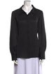 Calvin Klein Long Sleeve Button-Up Top w/ Tags