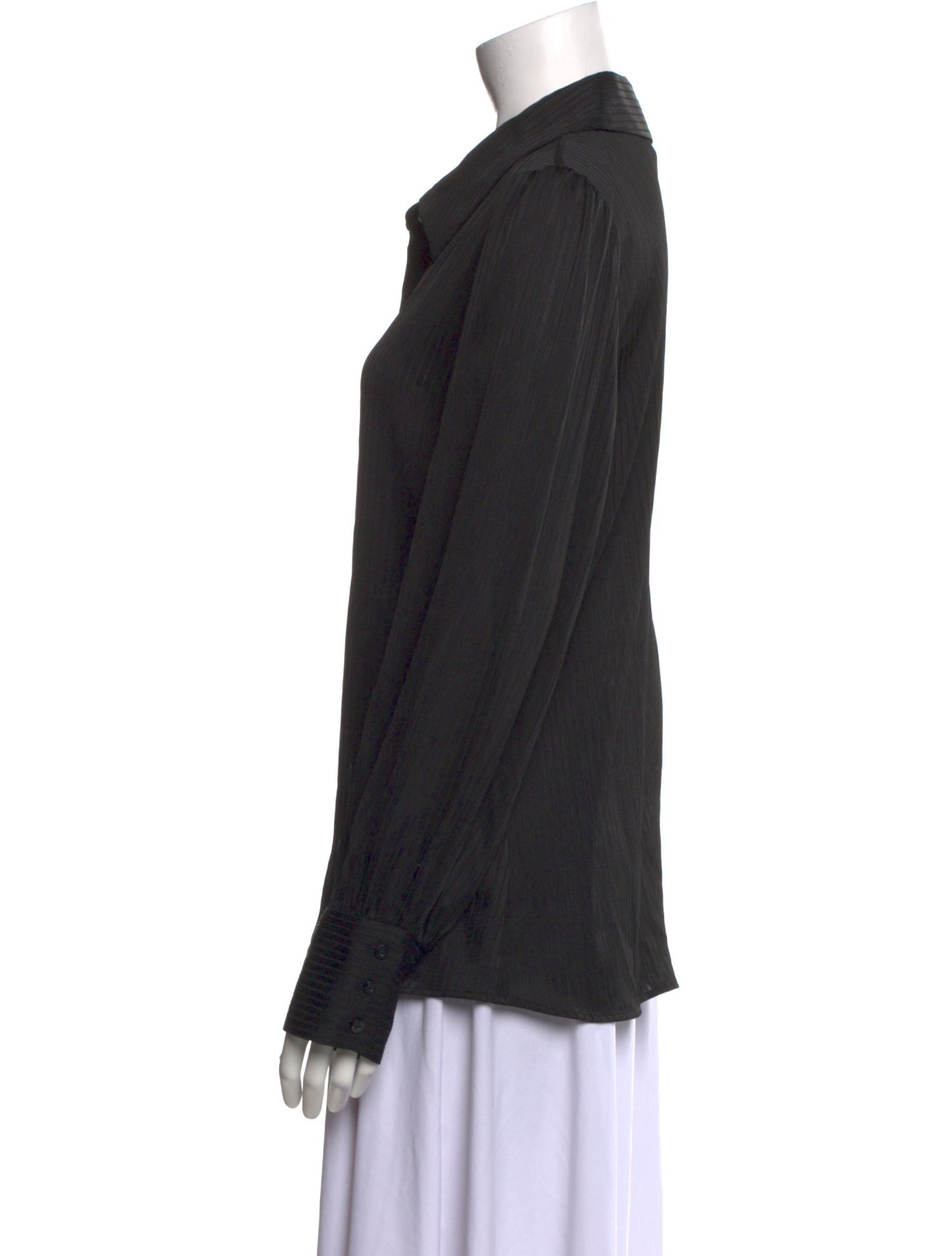 Calvin Klein Long Sleeve Button-Up Top w/ Tags