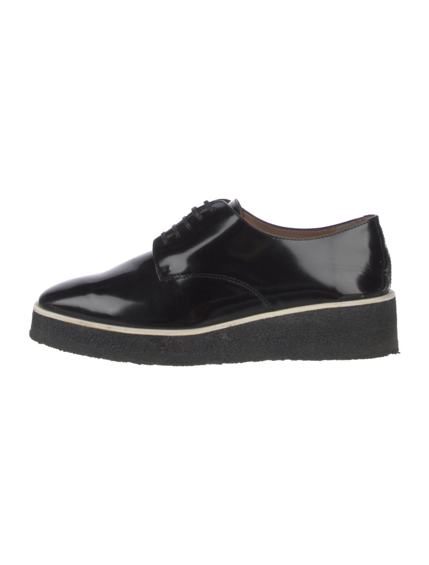 Calvin Klein Collection Patent Leather Oxfords