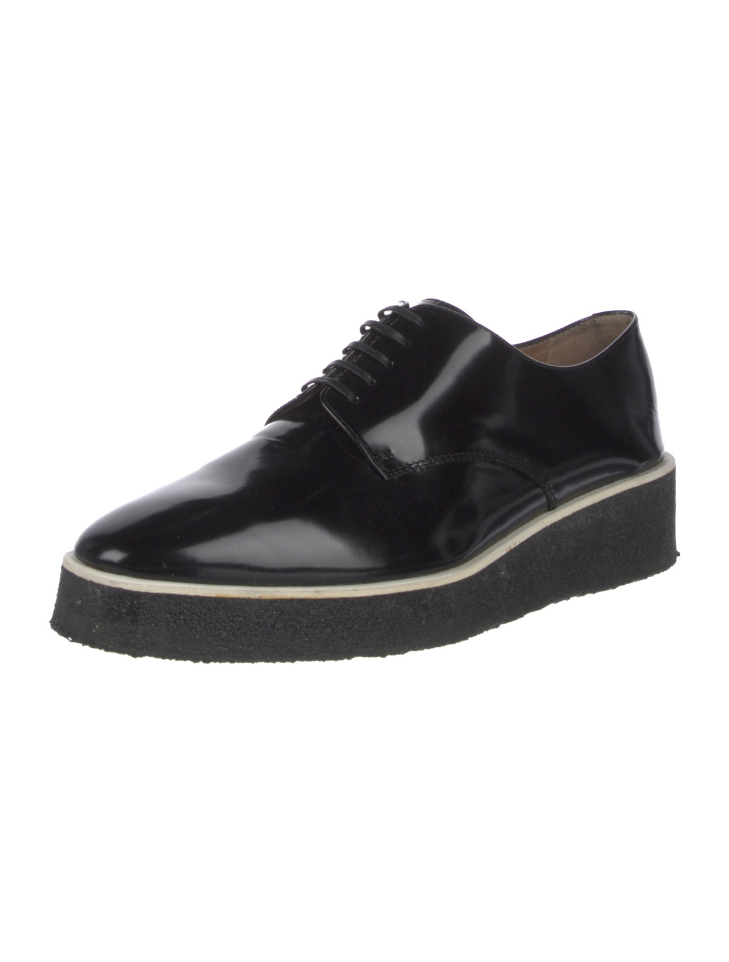 Calvin Klein Collection Patent Leather Oxfords
