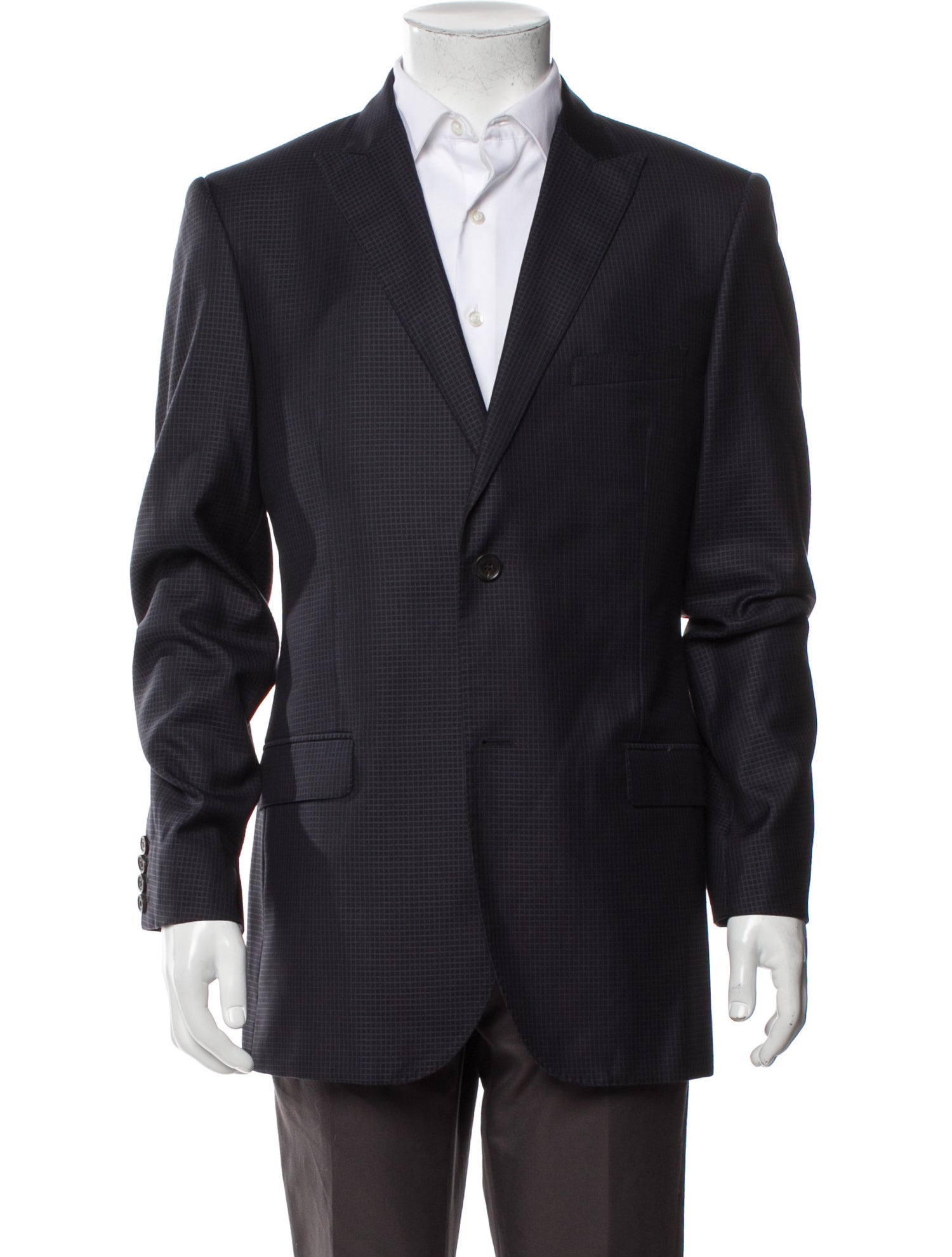 Calvin Klein Collection Wool Silk Blend Blazer