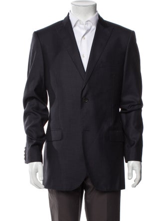 Calvin Klein Collection Wool Silk Blend Blazer