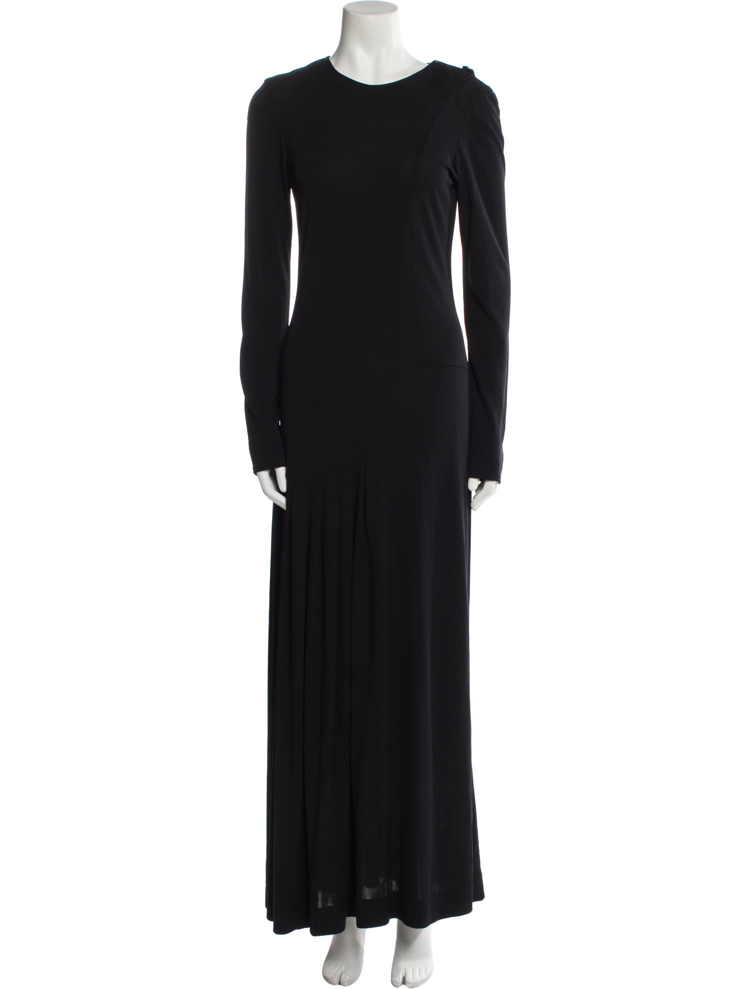 Calvin Klein Collection Crew Neck Long Dress
