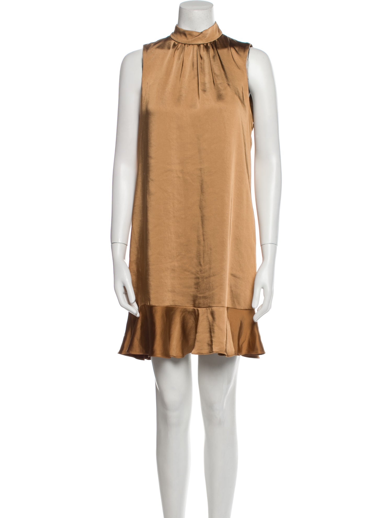 Calvin Klein Collection Mock Neck Mini Dress