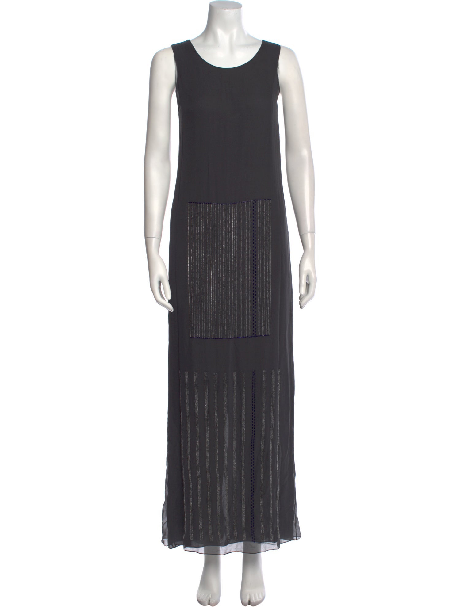 Calvin Klein Collection Vintage 1990's Silk Long Dress