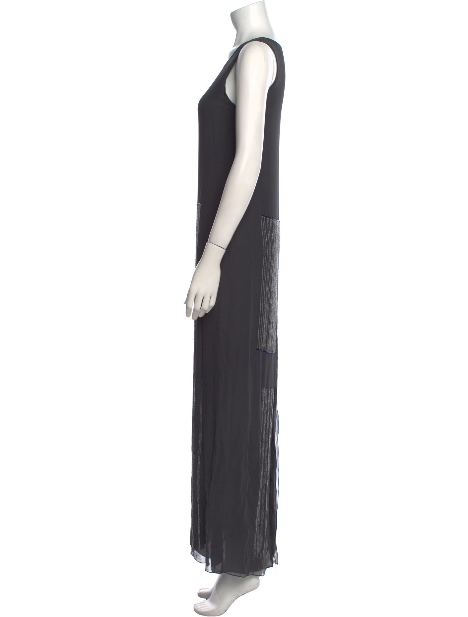 Calvin Klein Collection Vintage 1990's Silk Long Dress