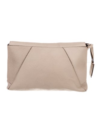 Calvin Klein Collection Leather Clutch