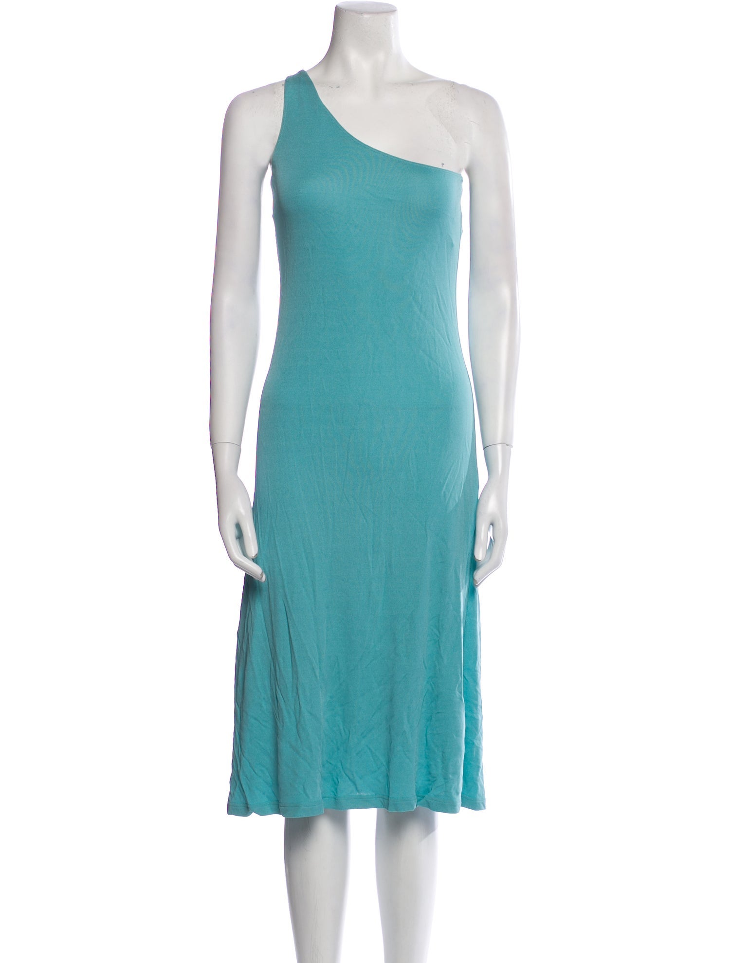 Calvin Klein Collection One-Shoulder Knee-Length Dress