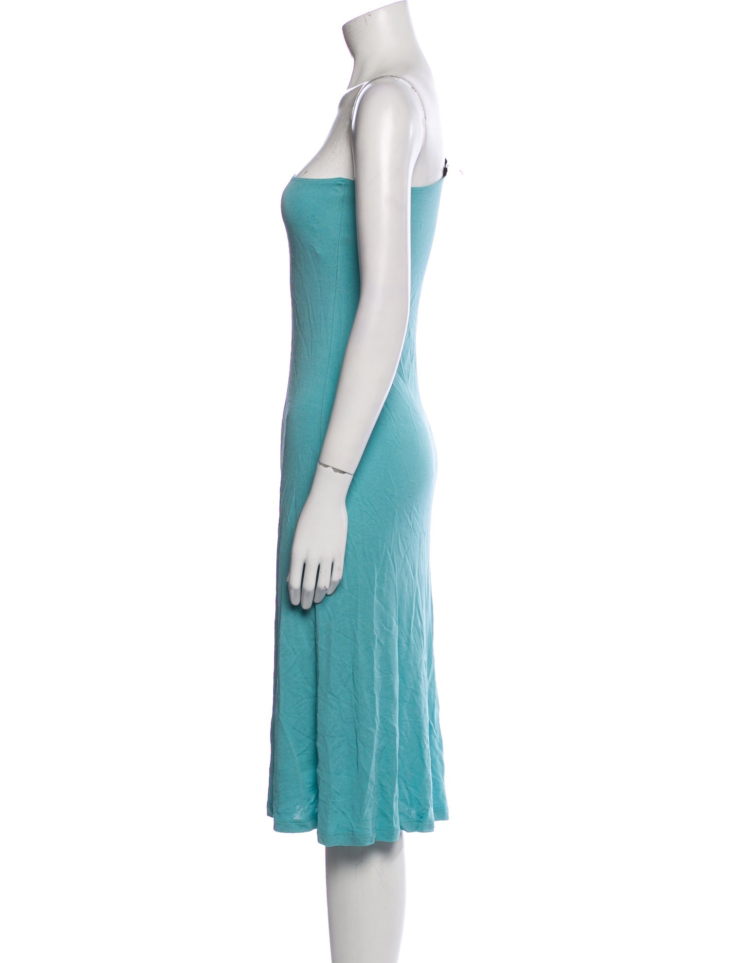 Calvin Klein Collection One-Shoulder Knee-Length Dress