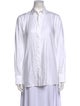 Calvin Klein Collection Long Sleeve Button-Up Top
