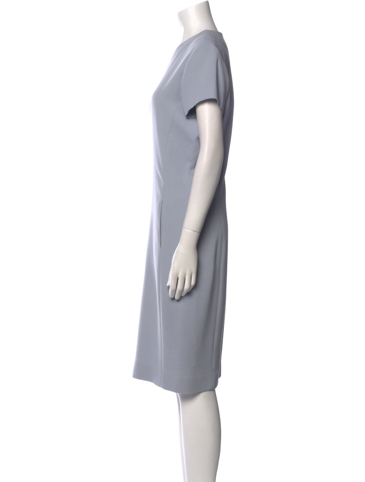 Calvin Klein Collection Wool Midi Length Dress