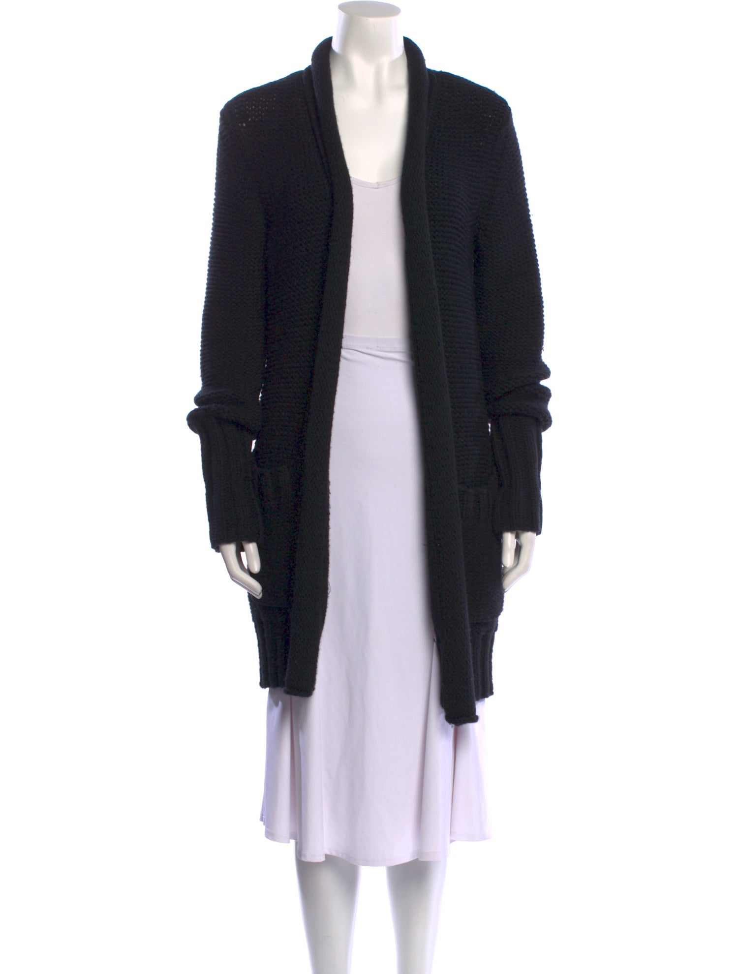 Calvin Klein Collection Cashmere Open Front Sweater