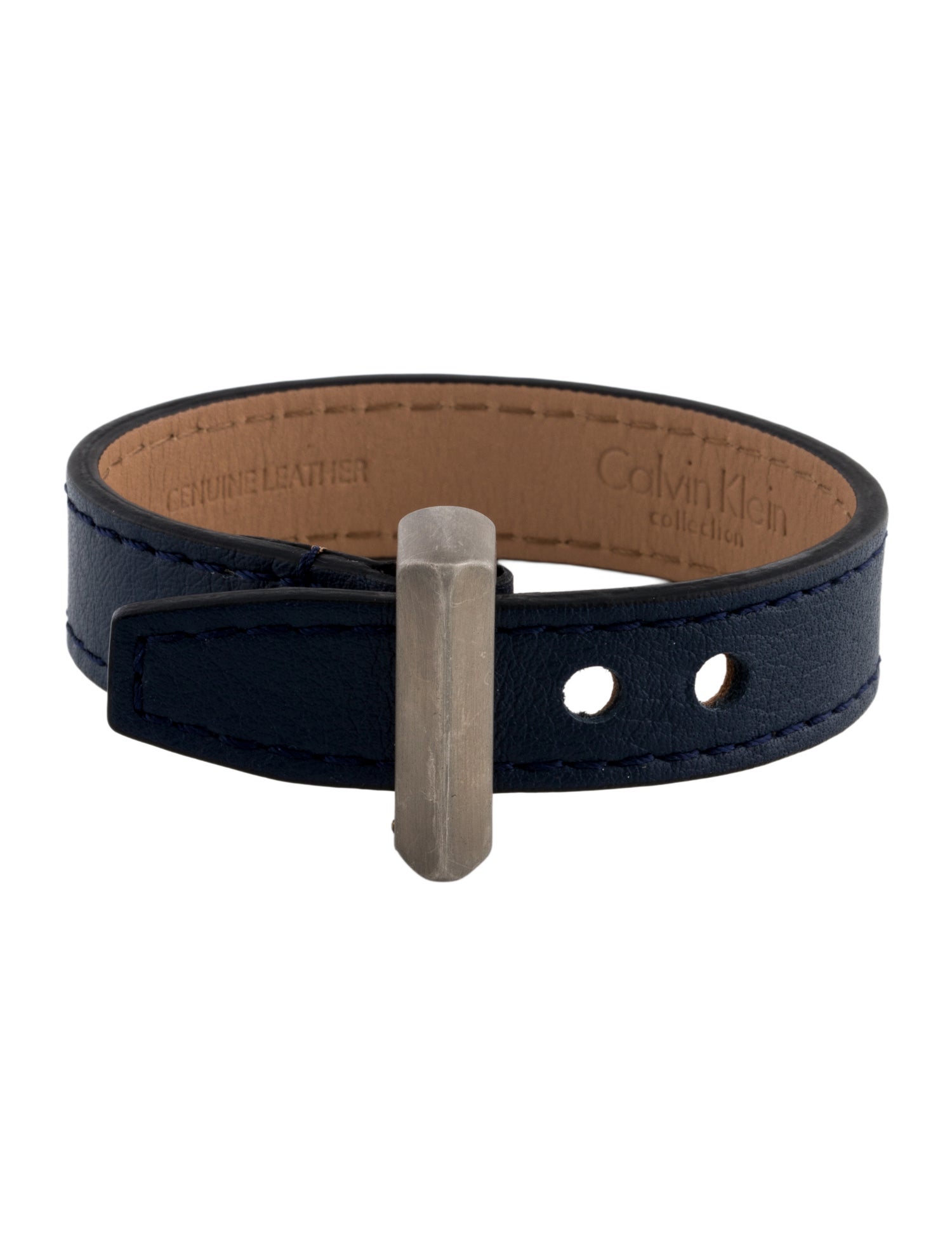 Calvin Klein Collection Leather Wrap Bracelet