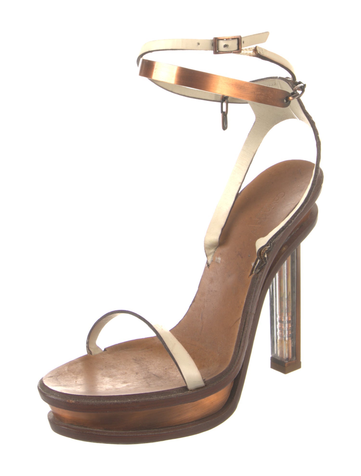 Calvin Klein Collection Leather Sandals