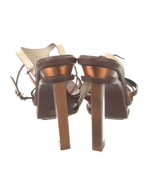 Calvin Klein Collection Leather Sandals