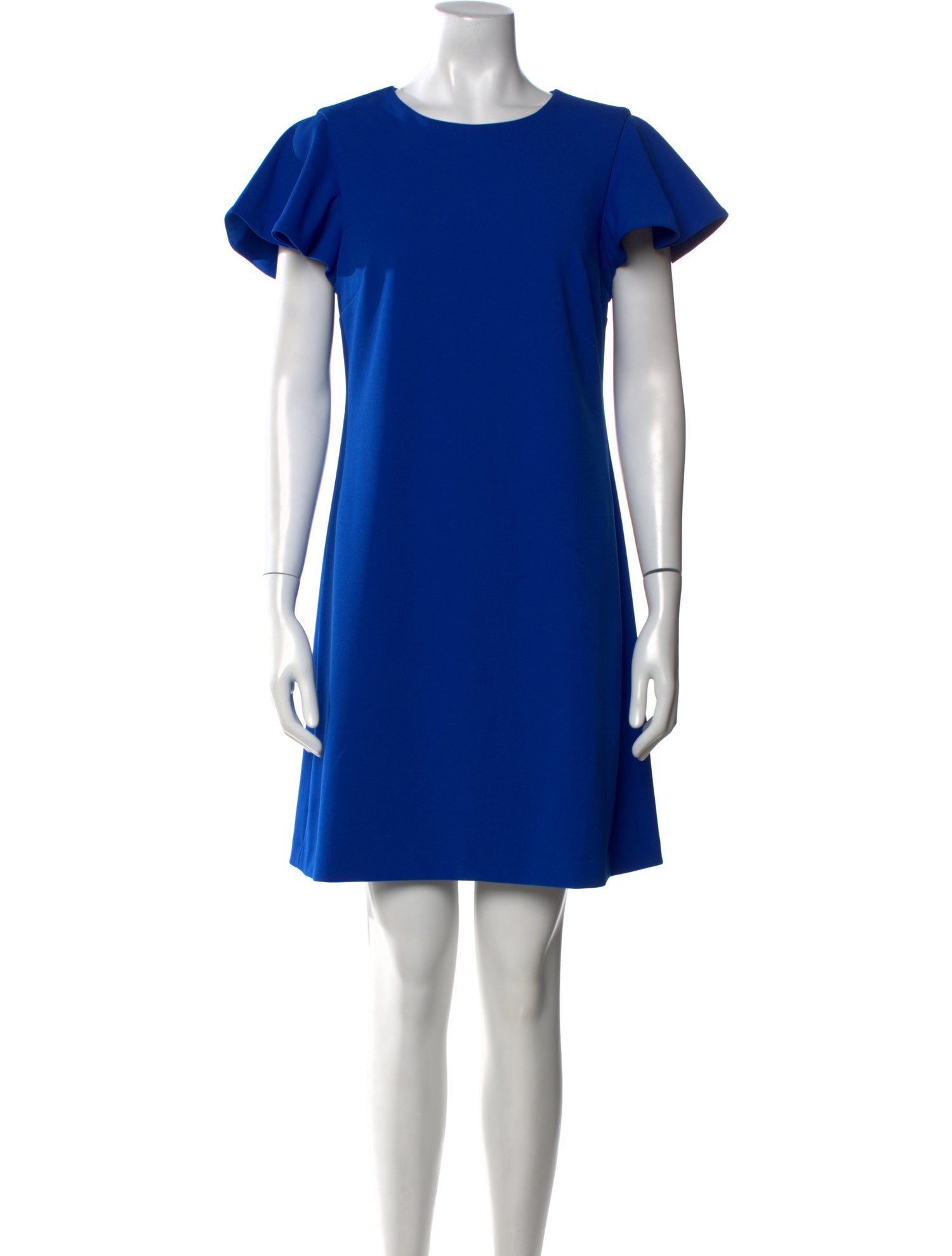 Calvin Klein Collection Crew Neck Mini Dress