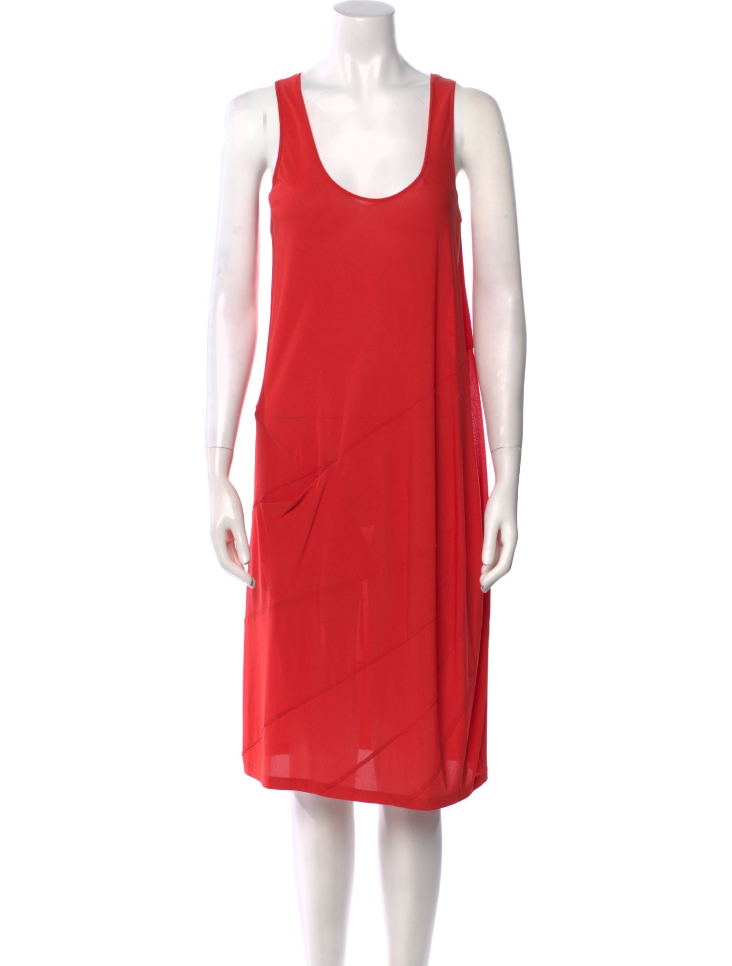 Calvin Klein Collection Scoop Neck Knee-Length Dress