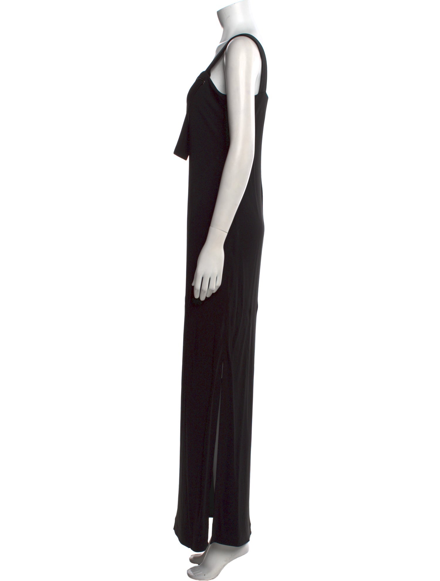 Calvin Klein Collection Square Neckline Long Dress