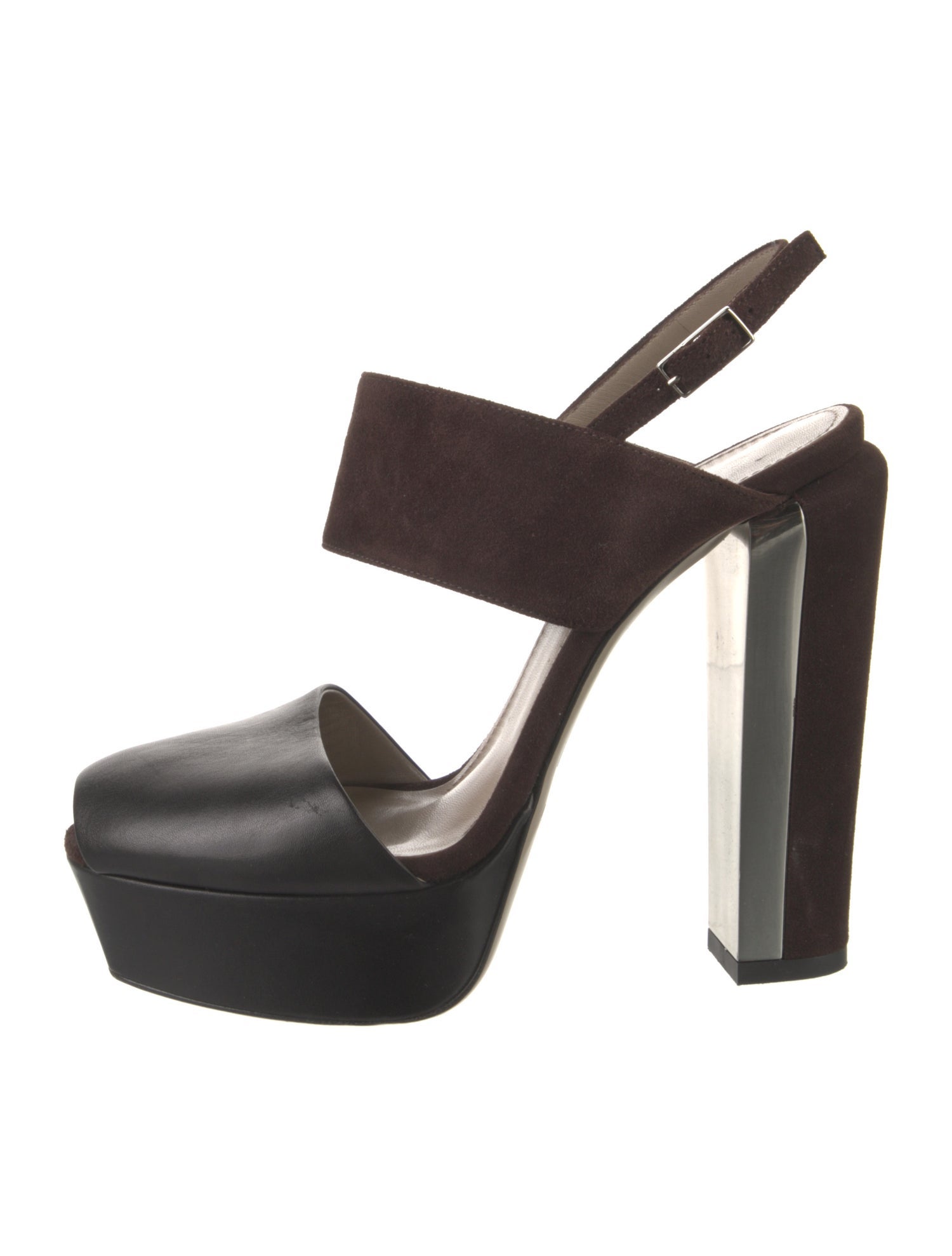 Calvin Klein Collection Suede Mules