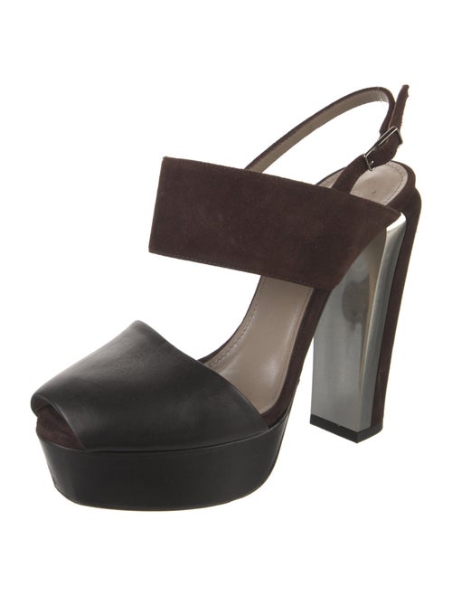 Calvin Klein Collection Suede Mules