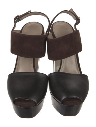 Calvin Klein Collection Suede Mules