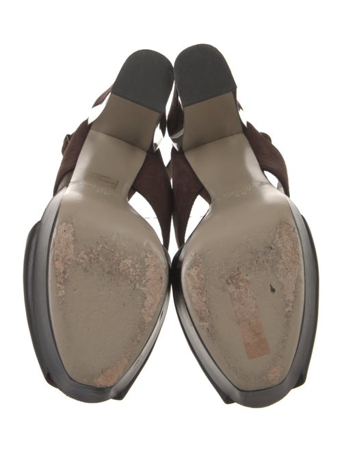 Calvin Klein Collection Suede Mules