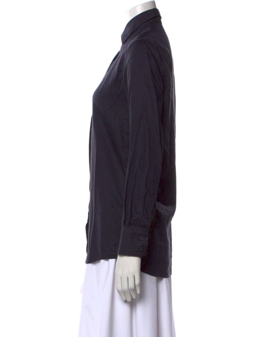 Calvin Klein Collection Long Sleeve Button-Up Top