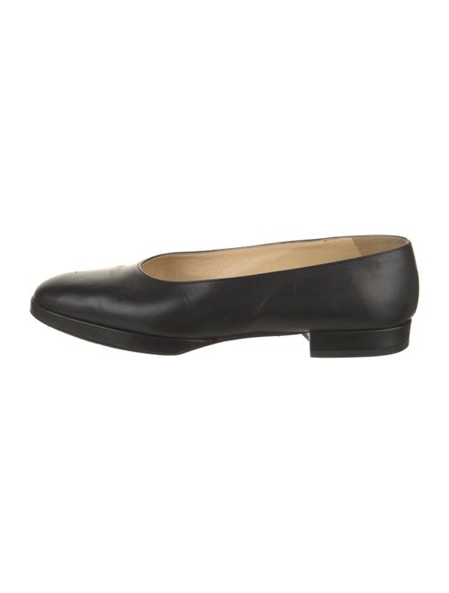 Calvin Klein Collection Leather Ballet Flats