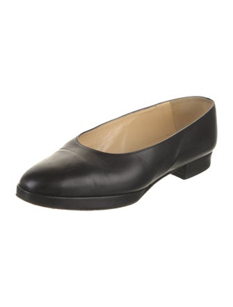 Calvin Klein Collection Leather Ballet Flats
