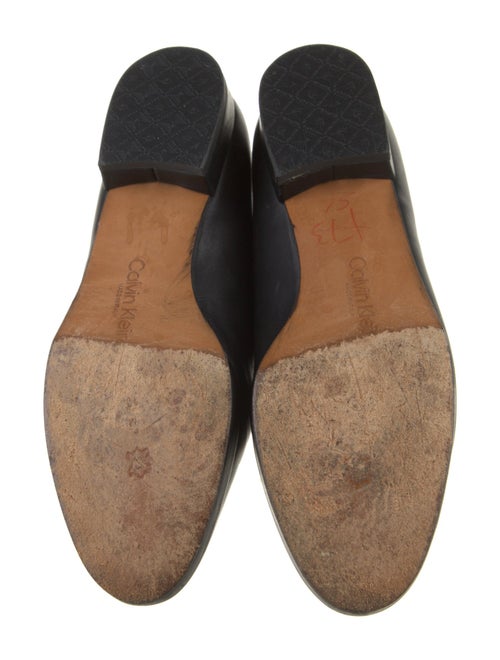 Calvin Klein Collection Leather Ballet Flats