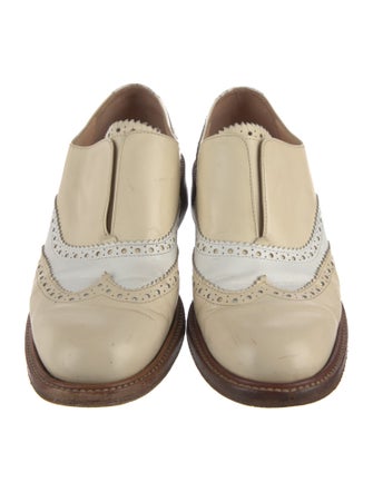 Calvin Klein Collection Leather Oxfords