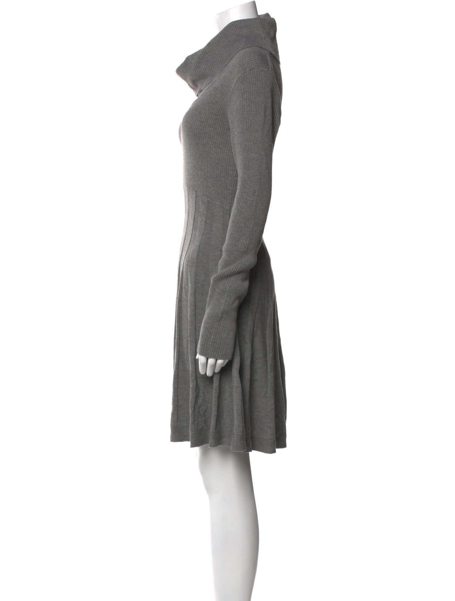 Calvin Klein Turtleneck Midi Length Dress