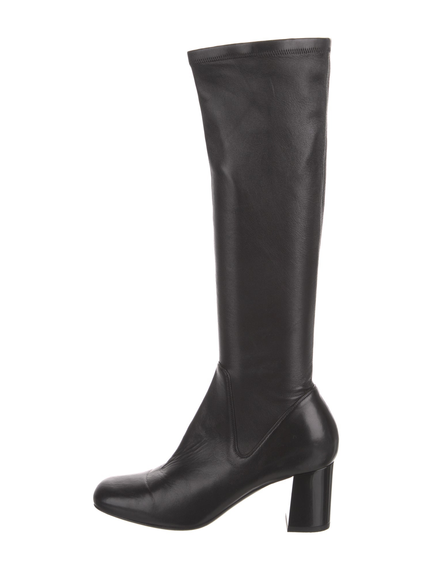 Calvin Klein Collection Leather Riding Boots