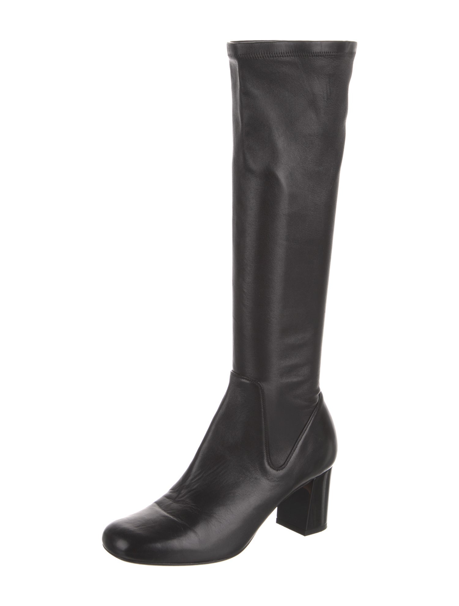 Calvin Klein Collection Leather Riding Boots