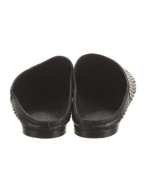 Calvin Klein Collection Snakeskin Mules
