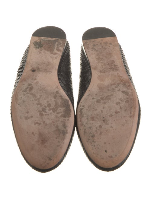 Calvin Klein Collection Snakeskin Mules