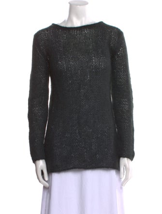 Calvin Klein Collection Mohair Bateau Neckline Sweater