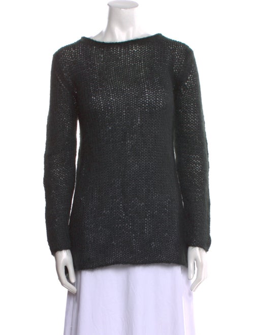 Calvin Klein Collection Mohair Bateau Neckline Sweater